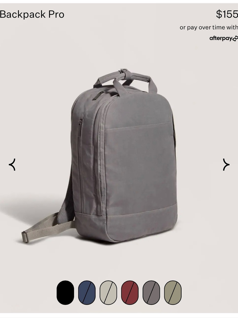 The Backpack - Dusk Grey